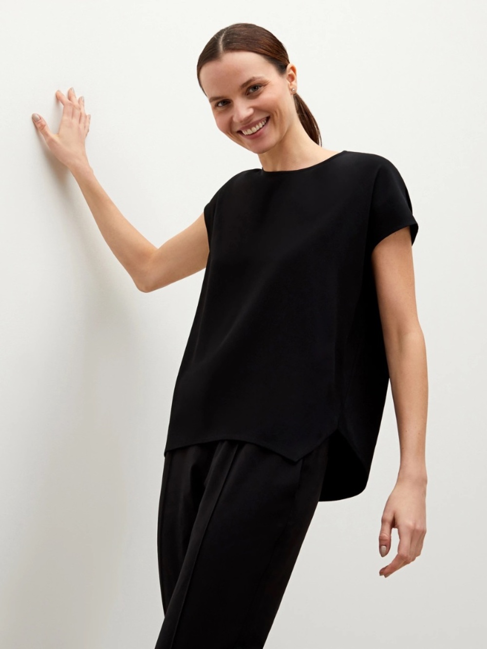 M.M. LaFleur - The Didion Top - Black - Small